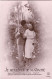 COUPLES. CARTE FANTAISIE . CPA . COUPLE .  " JE MEURS OU JE M'ATTACHE  ". + TEXXTE AVRIL 1940 - Couples