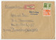 Germany East 1979 Registered Cover; Niesky To Vienenburg; Stamps - 30pf. Halle (Saale) & 1m. Soviet War Memorial - Lettres & Documents