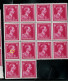 N° 428a Rose-carminé  Plusieurs Blocs Donc Var. Luppi Soit: 172 Timbres ( ** ) à 20% - 1936-1957 Collo Aperto