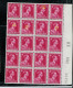 N° 428a Rose-carminé  Plusieurs Blocs Donc Var. Luppi Soit: 172 Timbres ( ** ) à 20% - 1936-1957 Collar Abierto