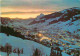 74 - Mégève - Crépuscule Sur La Station - Flamme Postale - CPM - Voir Scans Recto-Verso - Megève