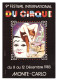 9E FESTIVAL INTERNATIONAL DU CIRQUE DU 8 AU 12 DECEMBRE 1983  (carte Photo) - Zirkus