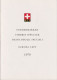 1979 Schweiz PTT Faltblatt Nr.167, ET ° Mi:CH 1154+1155, Zum:CH 630+631, EUROPA, Briefkasten, Jungfraujoch - Storia Postale