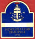 ** PLAQUE  NEW  GOLF  CLUB  DEAUVILLE  1993 ** - Altri & Non Classificati