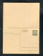 "DEUTSCHES REICH" 1933, Postkarte Mit Antwortkarte Mi. P 229I ** (B1167) - Postkarten
