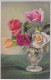 Rosen In Vase - Gelaufen 1935 Ab Bern - Bloemen