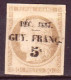 Guyana 1868 Y.T.6 (*)/MNG VF/F - Neufs