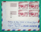 LETTRE PAR AVION DAKAR SENEGAL TIMBRES NIGER AOF BLOC DE 4 COIN DATE POUR ANGERS MAINE ET LOIRE 1956 COVER FRANCE - Brieven En Documenten