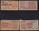 Titres De Répartition De Carburant (4) Dont 3 De 1949 - Stamps