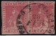 1857 TOSCANA, N° 12a 1 Cr. Carminio Chiaro  COPPIA USATA  Sigla A.Diena - Colla - Toscana