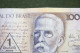 Billet De 1000 Cruzados Cachet 1 Cruzado Novo - Banknote Brazil - Brésil