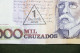 Delcampe - Billet De 1000 Cruzados Cachet 1 Cruzado Novo - Banknote Brazil - Brazilië