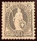 SUIZA 1882 YVERT  75 * - Nuovi