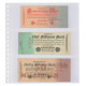 Lindner Klarsichthüllen Mit 3 Streifen Für Banknoten 831P (10er Pack) Neuware (VD731 - Matériel