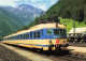 Train Chemin De Fer Locomotive OBB Elektrischer Triebwagenzug Fur Den Regionalverkehr In Mallnitz Obervellach - Eisenbahnen