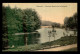 81 - MAZAMET - NOUVEAU BASSIN DE LA CALMILLE - CARTE ANCIENNE TOILEE ET COLORISEE - Mazamet