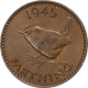 Grande-Bretagne, Farthing, 1945 - B. 1 Farthing