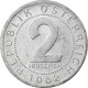 Monnaie, Autriche, 2 Groschen, 1962, TB+, Aluminium, KM:2876 - Austria