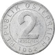 Monnaie, Autriche, 2 Groschen, 1962, TB+, Aluminium, KM:2876 - Autriche