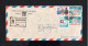 14589-LIBERIA-AIRMAIL REGISTERED COVER MONROVIA To CINCINNATI (usa) 1964.enveloppe AERIEN - Liberia