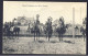 Native American Indian Headdress Men Mounted Horses - Blood Squaws In War Dress - Indianer