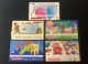 Singapore SMRT TransitLink Metro Train Subway Ticket Card, Happy Children‘s Day, Set Of 5 Used Cards - Singapore