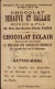 CHROMO. CHOCOLAT DEBAUVE ET GALLAIS...PAPILLON..SATYRE-MOERA   VOIR DOS - Autres & Non Classés