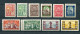 Lithuania 1934 Mi. 394-403 Sc 286-295 New Definitive Issue MH*/MNH** - Litouwen