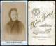 Hungary / Ungarn: CDV Foto, Alte Frau (Fotograf: Knebel Ferencz - Szombathely) - Anonymous Persons