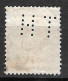 823	N°	137	Perforé	-	HT 78	-	SOCIETE THOMSON - Used Stamps