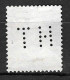 827	N°	140	Perforé	-	HT 78	-	SOCIETE THOMSON - Used Stamps