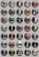 Metallica Band Music Fan ART BADGE BUTTON PIN SET (1inch/25mm Diameter) 35 DIFF - Musique