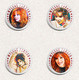 35 X Mylene Farmer BADGE BUTTON PIN SET 8 (1inch/25mm Diameter) - Muziek