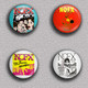 55 X Nofx Band Music Fan ART BADGE BUTTON PIN SET 1 (1inch/25mm Diameter) - Musique