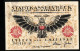 Notgeld Lübeck 1921, 1 /2 Mark, Buchstabe W, Heraldischer Adler  - Lokale Ausgaben
