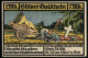 Notgeld Hüls / Krefeld 1921, 1 Mark, Pferd Und Hund Am Grab  - Lokale Ausgaben