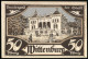 Notgeld Wittenburg I. M. 1922, 50 Pfennig, Rathaus, Drachen  - [11] Local Banknote Issues