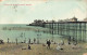 ROYAUME-UNI - Palace Pier & Bathing Beach - Brighton - Vue Générale - Animé - Colorisé - Carte Postale Ancienne - Brighton