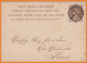 G.B.  Entier VICTORIA 0ne Penny  Posté à LONDRES    Le  28 11 1881   Pour PARIS - Interi Postali
