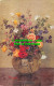 R475249 Flowers In Vases. Mixed Flowers. Tuck. Oilfacsim. O. F. 3427. Gunning Ki - Wereld