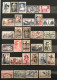 Lot De 121 Timbres Oblitérés France 1950 À 1959 - Usati