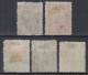 ⁕ Turkey 1901 ⁕ Newspaper Stamp, Overprint "matbua" Mi.108-110 ⁕ 4v Used + 1v MH (damaged) - Oblitérés