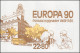 Markenheftchen 148 Europa / CEPT - Postalische Einrichtungen, Mit FN 2 ** - Ohne Zuordnung