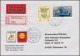 DDR-Brief An Die Philatelia'83 Nach Düsseldorf MiF Eil-R-Bf WERMSDORF 25.10.1983 - Briefmarkenausstellungen