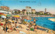 83 - Saint Raphael - La Plage - Animée - Colorisée - Scènes De Plage - CPSM Format CPA - Voir Scans Recto-Verso - Saint-Raphaël