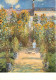 Art - Peinture - Claude Monet - Le Jardin De Monet à Vétheuil - CPM - Voir Scans Recto-Verso - Pintura & Cuadros