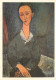 Art - Peinture - Amedeo Modigliani - Femme Au Col Blanc - Carte De La Loterie Nationale - Carte Neuve - CPM - Voir Scans - Pintura & Cuadros