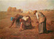 Art - Peinture - Jean François Millet - Les Glaneuses - CPM - Voir Scans Recto-Verso - Pintura & Cuadros