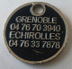 Jeton De Caddie - GALTIER - LIBERATION - GRENOBLE - ECHIROLLES - En Métal - (1) - - Trolley Token/Shopping Trolley Chip