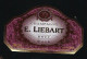 Etiquette Champagne  Brut Rosé Eric Liebart Vandieres Marne 51 "avec Sa Collerette" - Champan